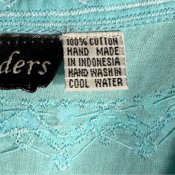 Lotus Traders Blue Sequin Hand Made Tunic Size 3X - Picture 11 of 11